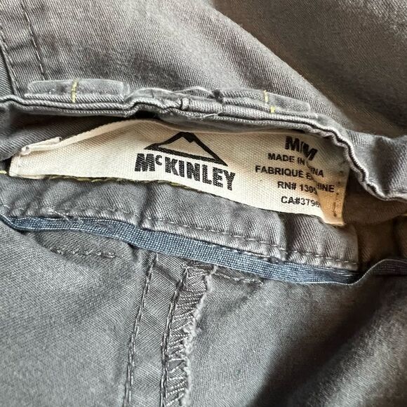 MENS MCKINLEY Grey Casual Cargo Short M - Picture 7 of 8